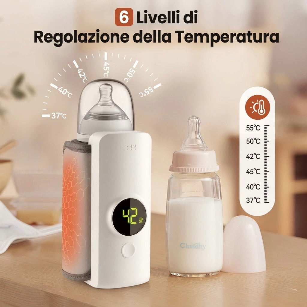 Scaldabiberon Portatile Digitale